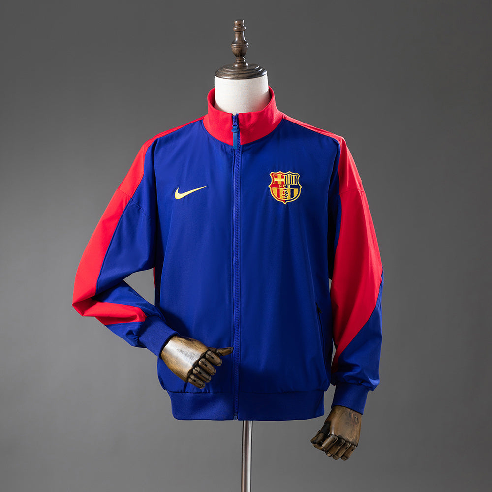 Barcelona Windbreaker 2025/26 Blue Red Football Soccer product image 1