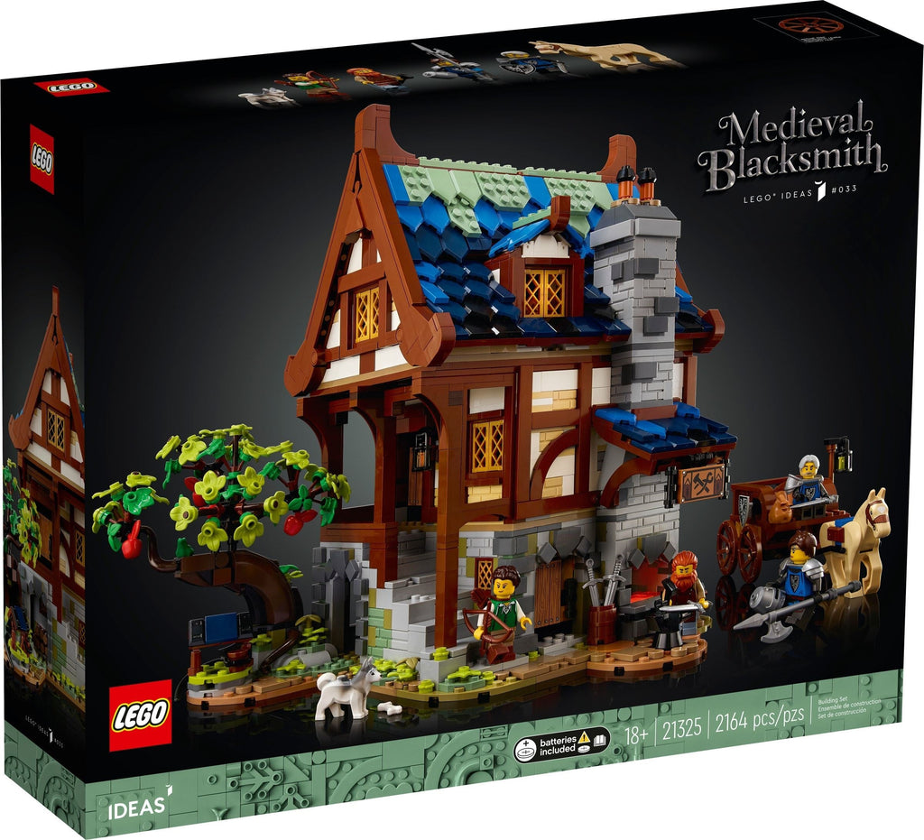21325 LEGO Ideas Medieval Blacksmith (Retired) (New Sealed) product image 3, provided for visual reference and product