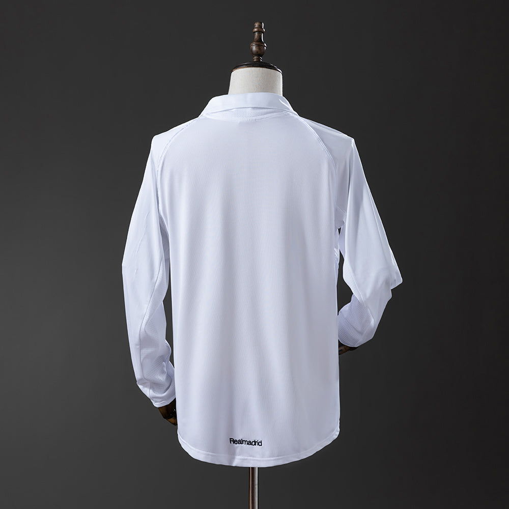 Real Madrid Jersey 2005/06 Home Retro Football Kit Long product image 2