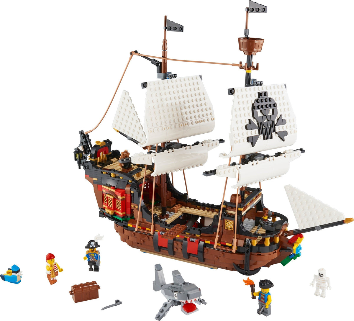 31109 LEGO Creator: 3 in 1 Pirate Ship product image 2, provided for visual reference and product detail review