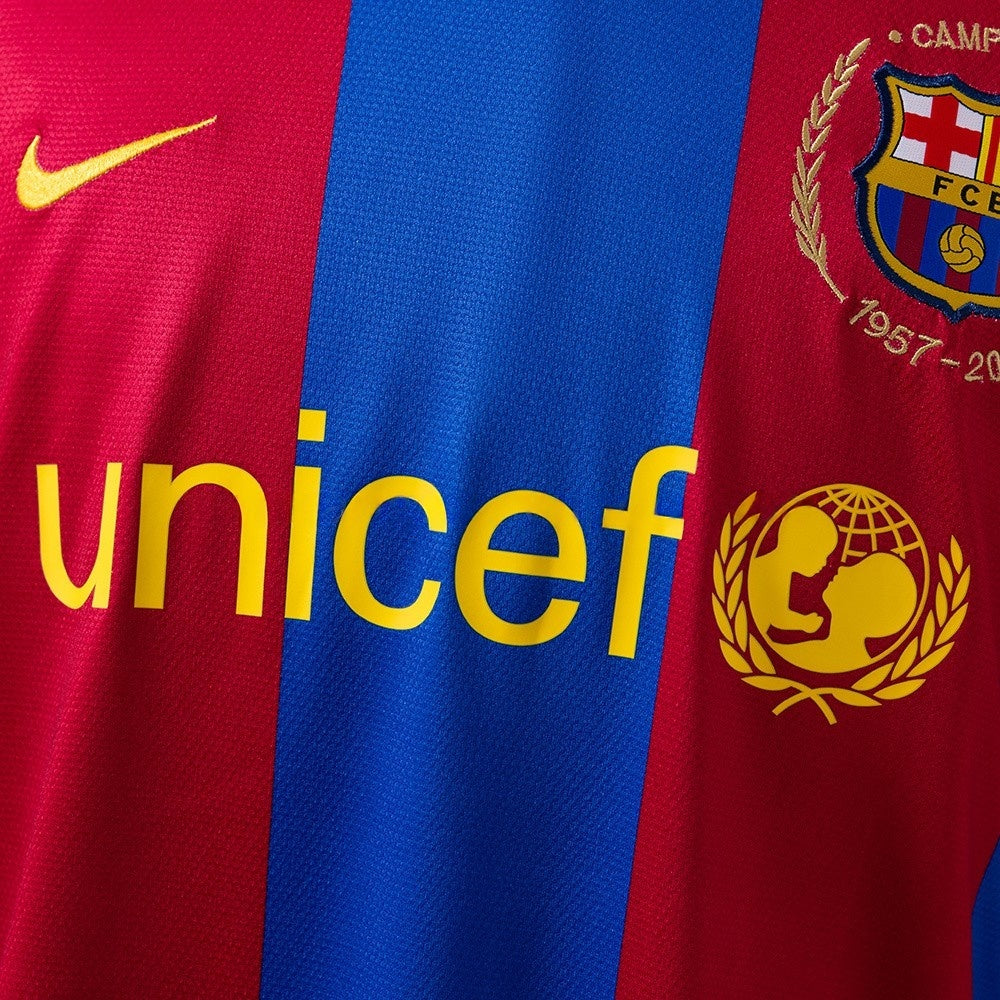 Barcelona Jersey 2007/08 Home Retro Football Kit product image 6