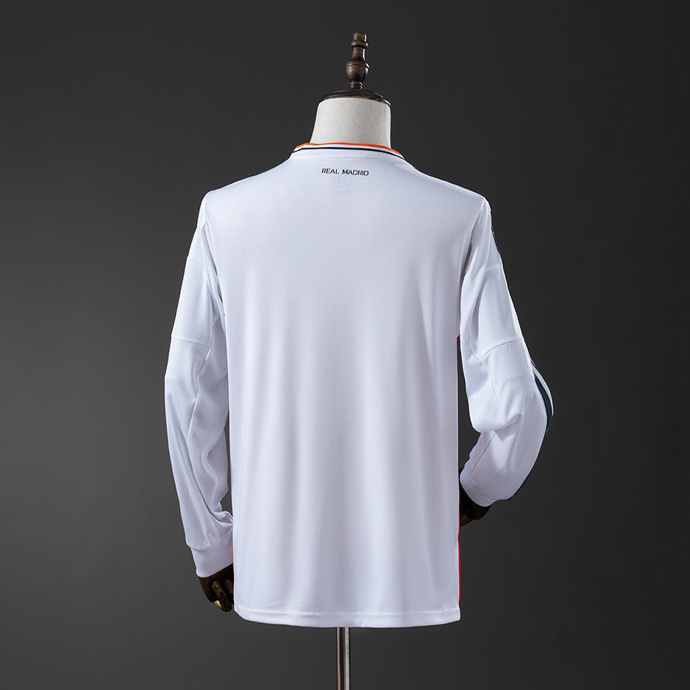 Real Madrid Jersey 2013/14 Home Retro Football Kit Long product image 2