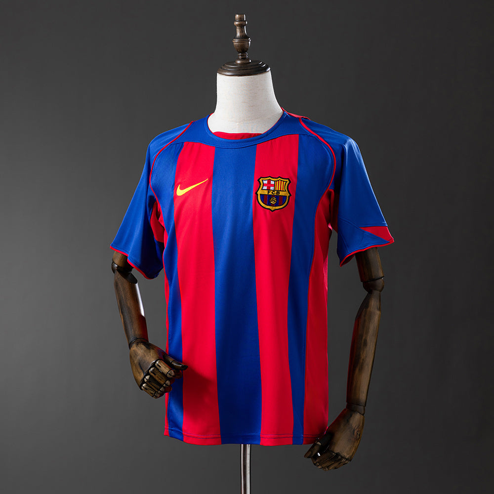 Barcelona Jersey 2004/05 Home Retro Football Kit product image 1