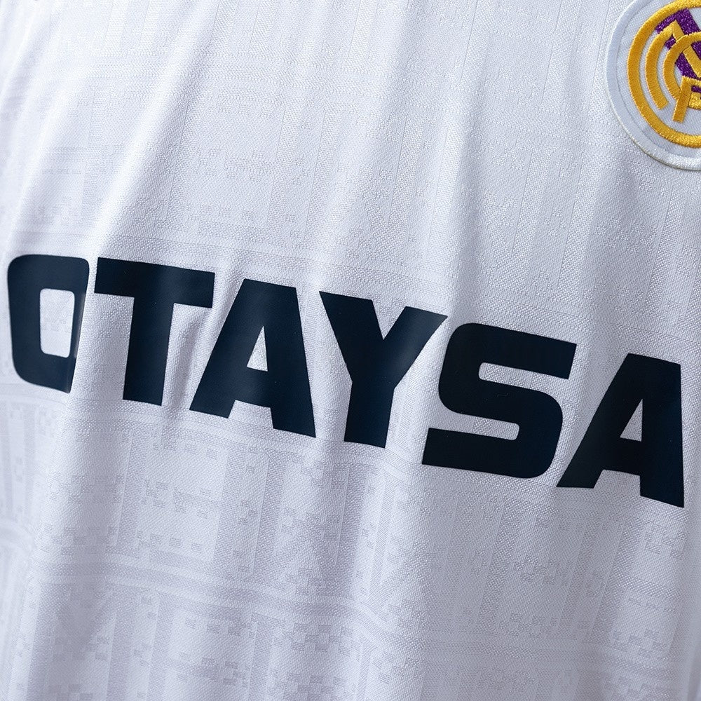 Real Madrid Jersey 1990-92 Home Retro Football Kit product image 6