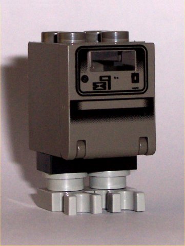 SW0073 Gonk Droid (GNK Power Droid), Light and Dark Gray product image 1, provided for visual reference and product detail