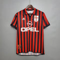 AC Milan Retro Jersey 1999/2000 Home Football Soccer Shirt product image 1