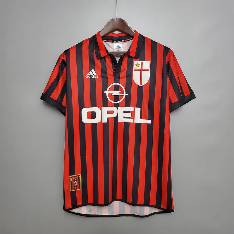 AC Milan Retro Jersey 1999/2000 Home Football Soccer Shirt product image 1