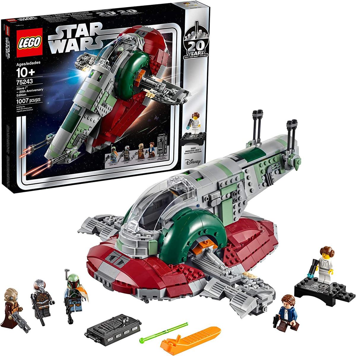 75243 Star Wars Slave l – 20th Anniversary Edition (Retired) (New Sealed) product image 1, provided for visual reference and