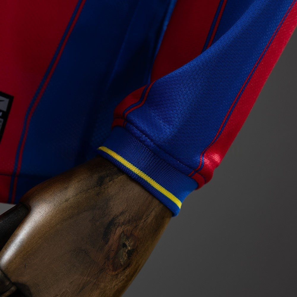 Barcelona Jersey 2009-10 Home Retro Kit Long Sleeves product image 4