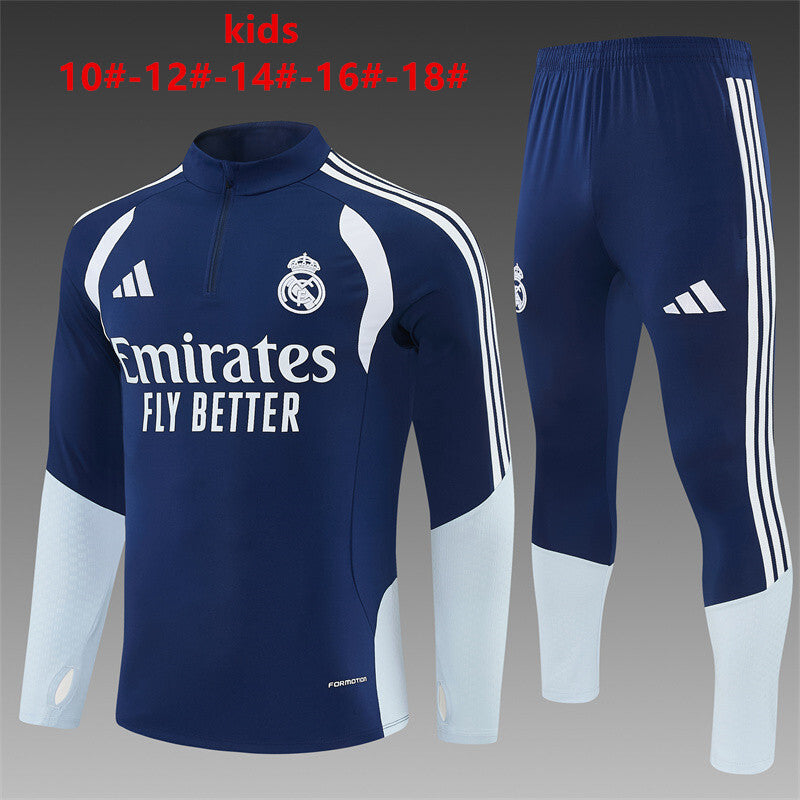 Kids Real Madrid Training Tracksuits 2026-2027 Football Kit product image 1