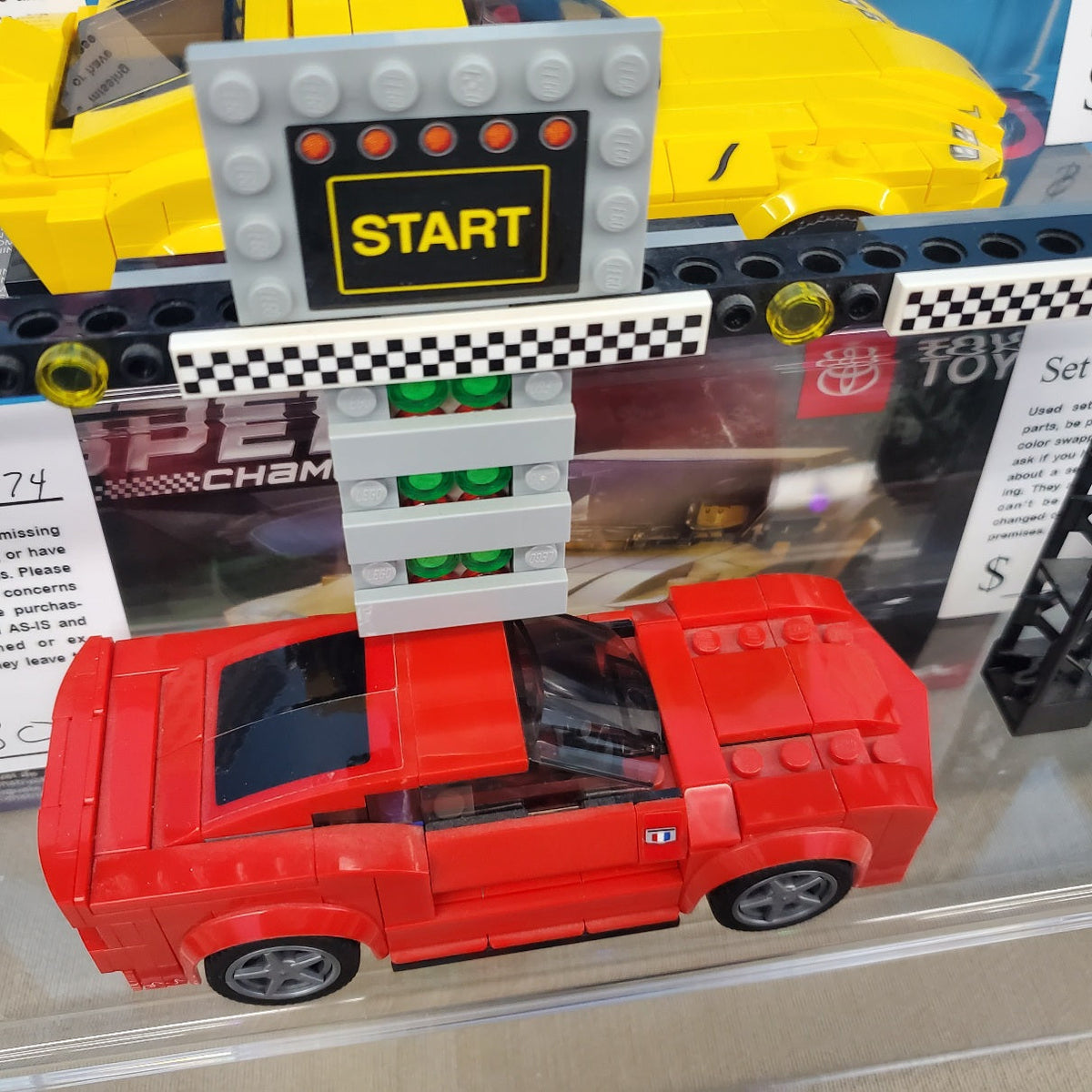 75874 Chevrolet Camaro Drag Race (Retired) (Previously Owned) product image 1, provided for visual reference and product