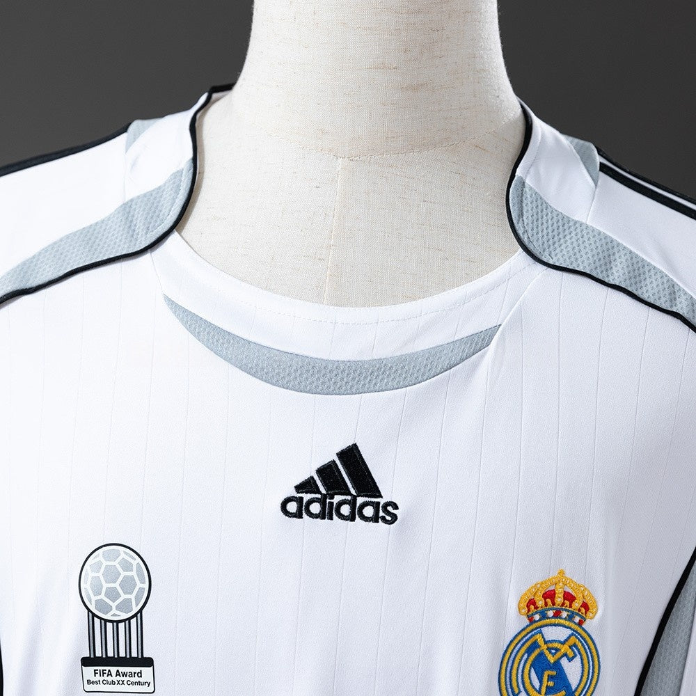 Real Madrid Jersey 2006-07 Home Retro Football Kit product image 7