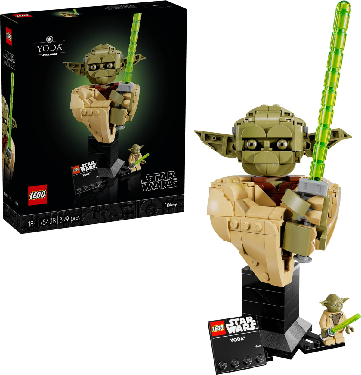 75438 Yoda™ Bust product image 2, provided for visual reference and product detail review