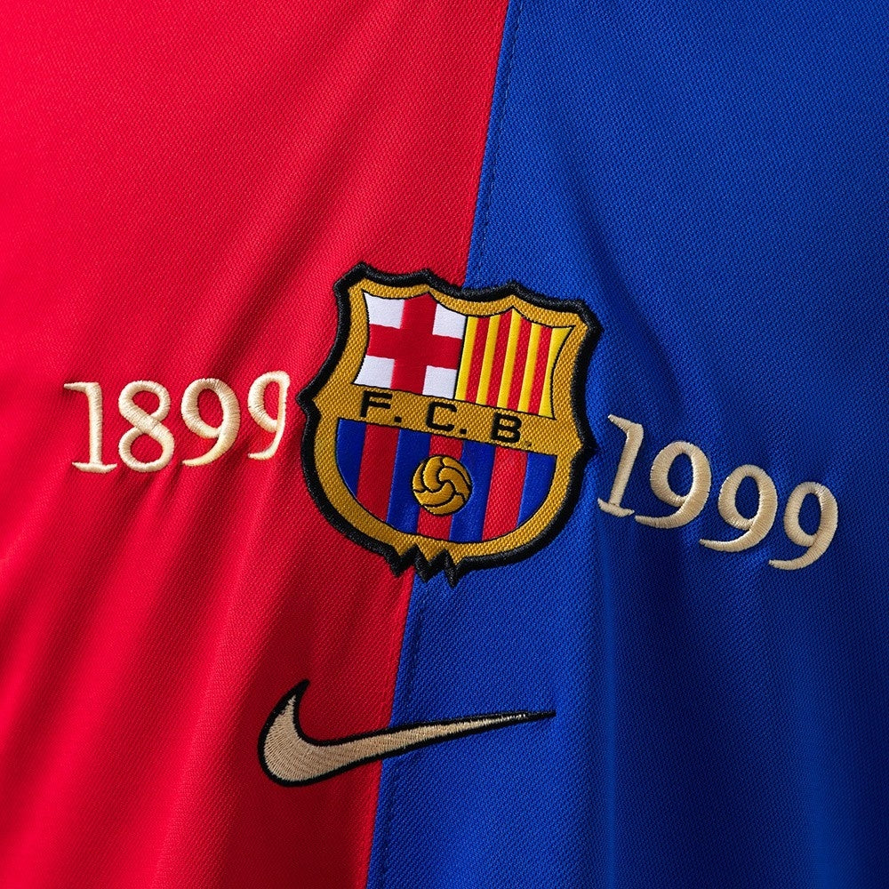 Barcelona Jersey 1899 1999 Anniversary Retro Football Kit product image 5