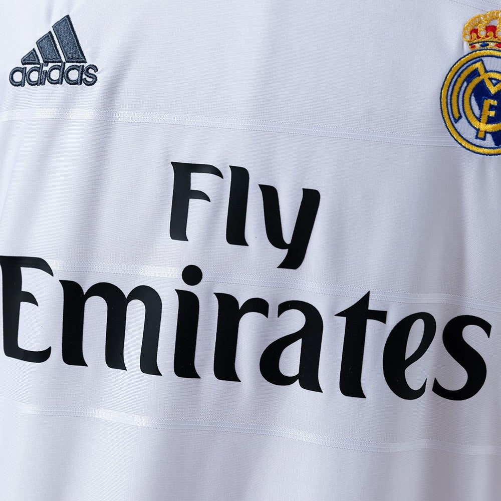 Real Madrid Jersey 2013/14 Home Retro Football Kit Long product image 7