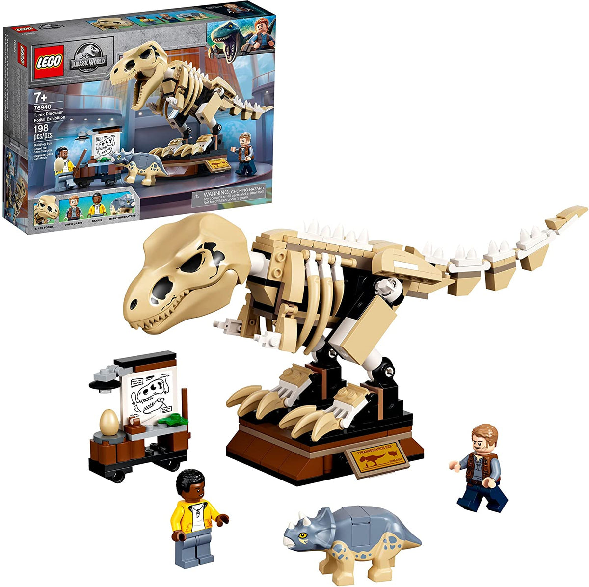 76940 T. rex Dinosaur Fossil Exhibition (Retired) (Certified Complete) product image 1, provided for visual reference and