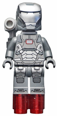 SH066 War Machine - Dark Bluish Gray and Silver Armor with Backpack product image 1, provided for visual reference and