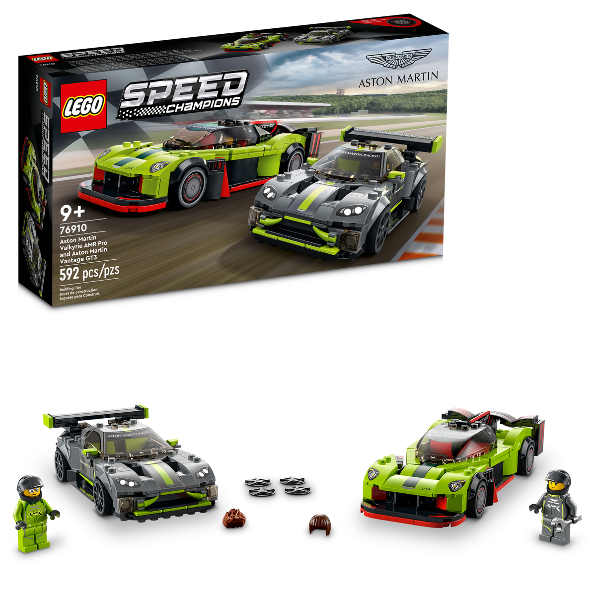 76910 Aston Martin Valkyrie AMR Pro and Aston Martin Vantage GT3 (Retired) (New Sealed) product image 1, provided for visual