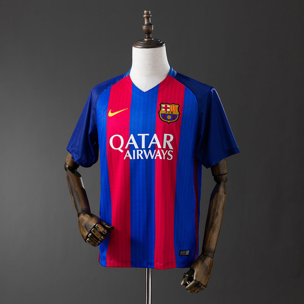 Barcelona Jersey 2016/17 Home Retro Football Kit product image 1