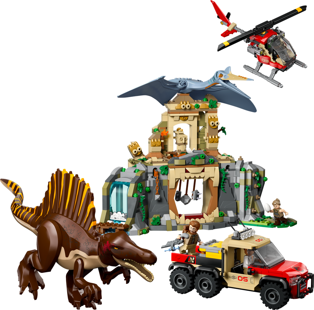 76976 Spinosaurus & Quetzalcoatlus Air Mission product image 1, provided for visual reference and product detail review