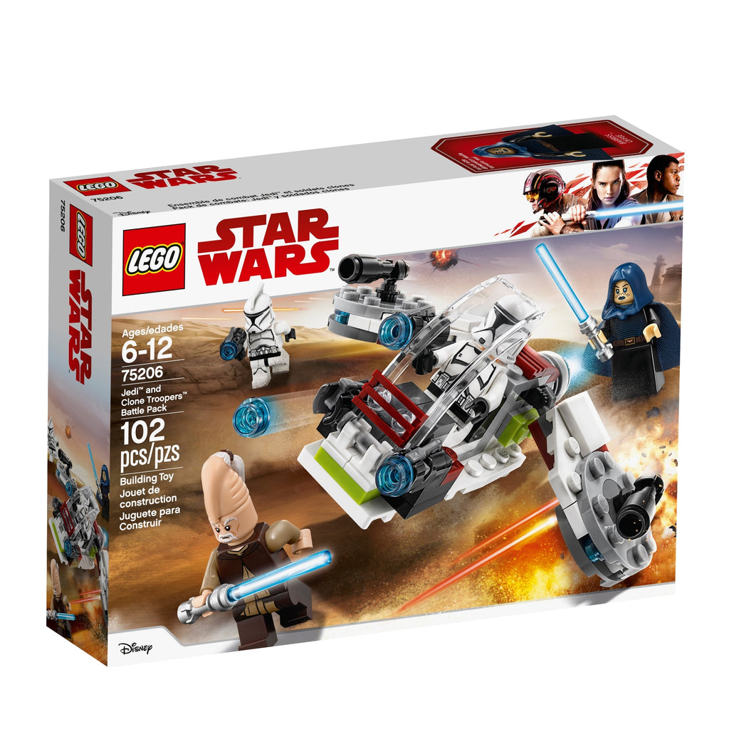 75206 Jedi and Clone Troopers Battle Pack product image 1, provided for visual reference and product detail review