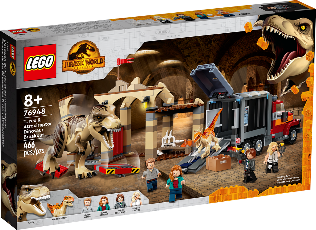 76948 T. rex & Atrociraptor Dinosaur Breakout product image 1, provided for visual reference and product detail review
