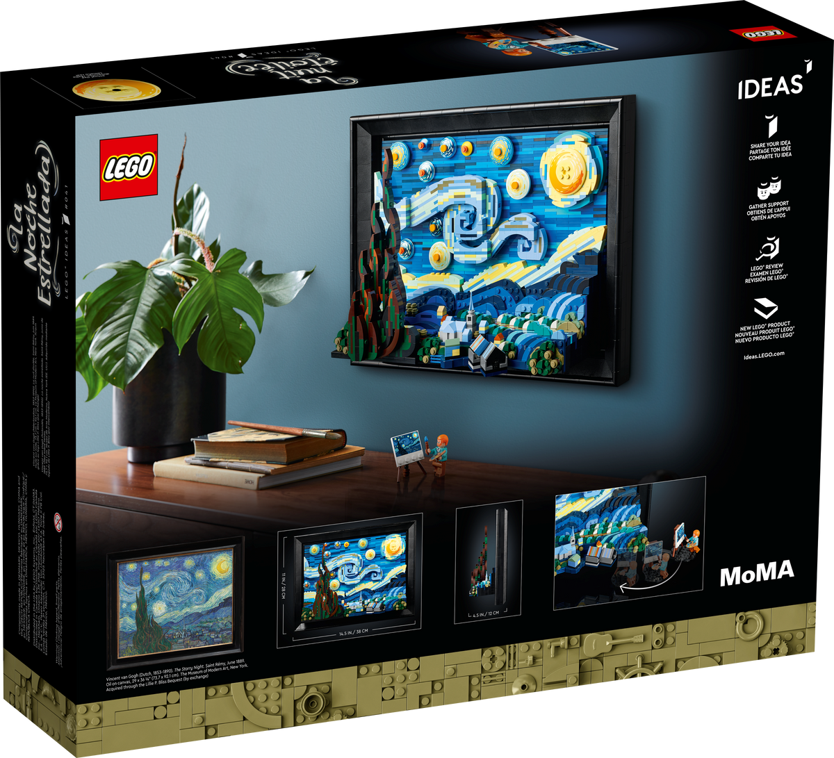 21333 Vincent van Gogh - The Starry Night product image 3, provided for visual reference and product detail review
