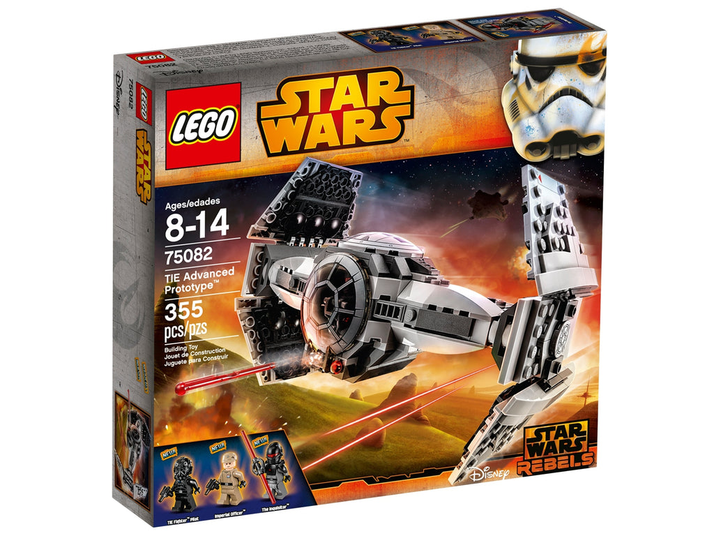 75082 TIE Advanced Prototype product image 1, provided for visual reference and product detail review
