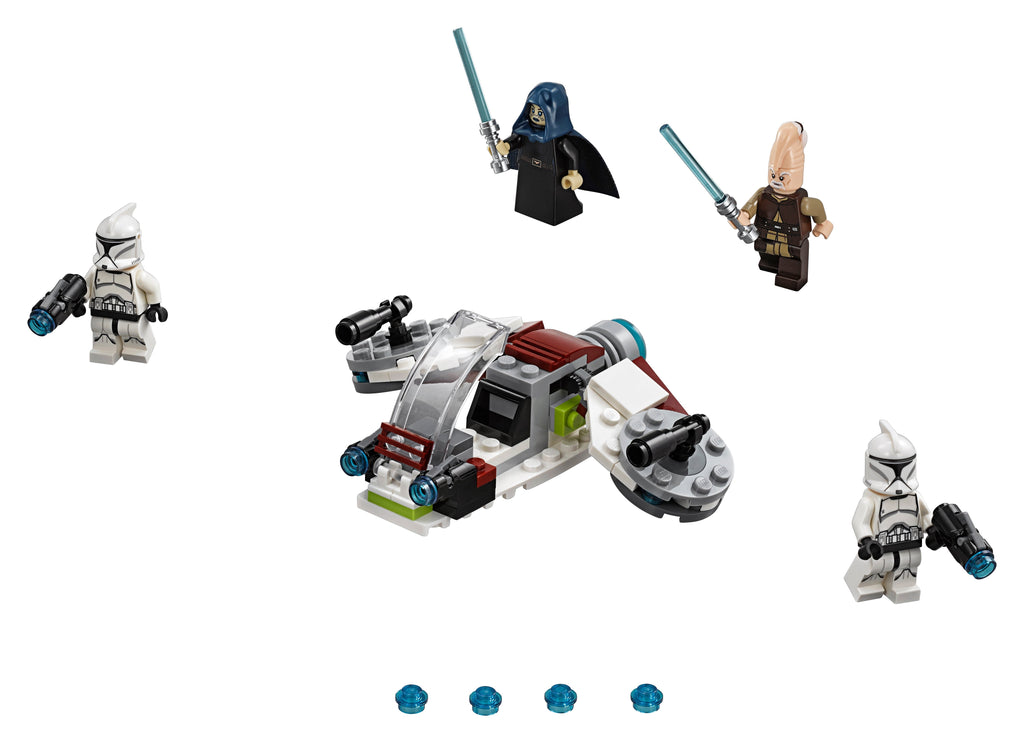 75206 Jedi and Clone Troopers Battle Pack product image 2, provided for visual reference and product detail review