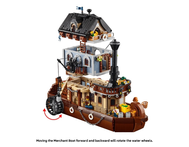 Merchant Boat - Bricklink Series 4 product image 2, provided for visual reference and product detail review