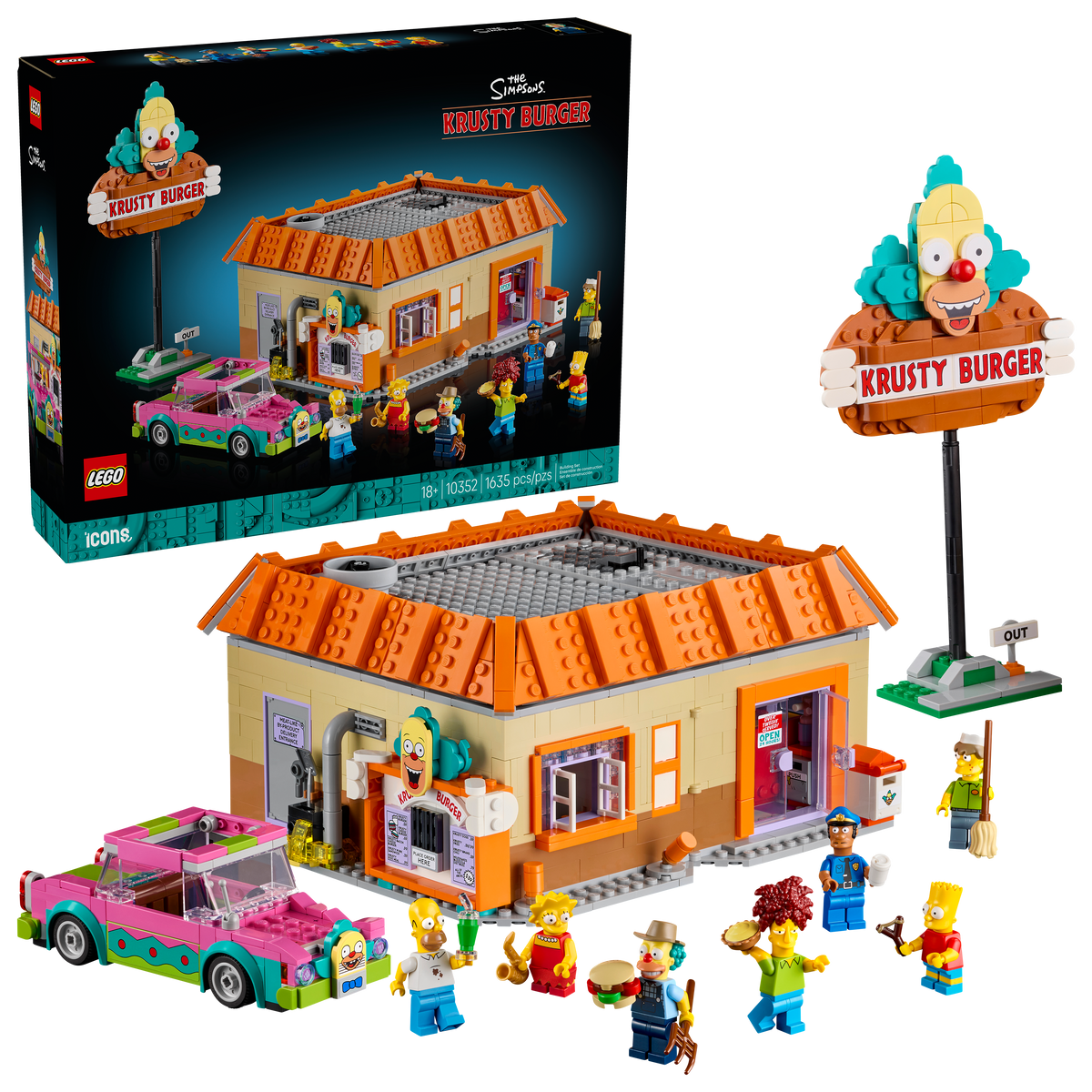 10352 The Simpsons™: Krusty Burger product image 1, provided for visual reference and product detail review