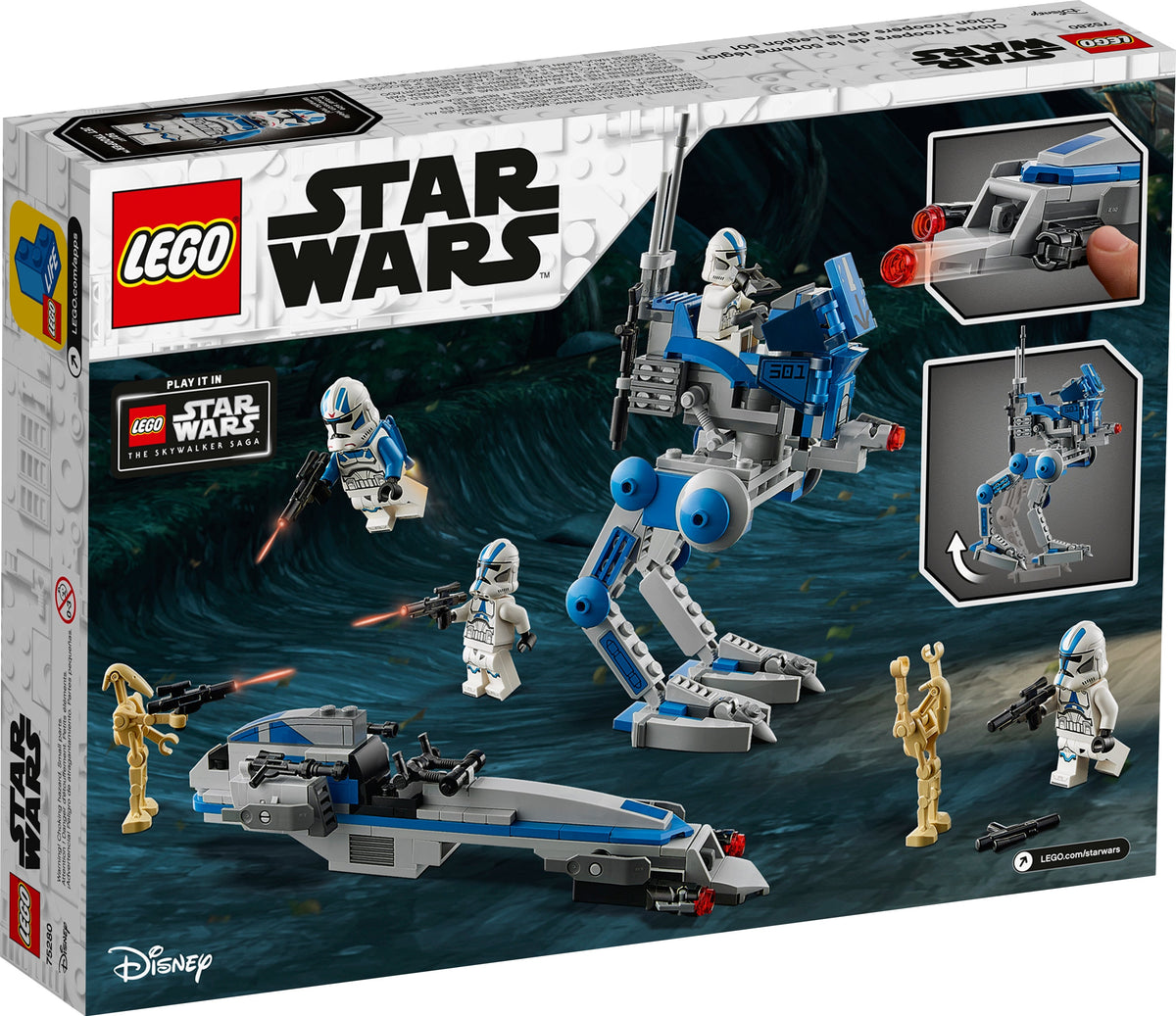 75280 501st Legion Clone Troopers product image 3, provided for visual reference and product detail review