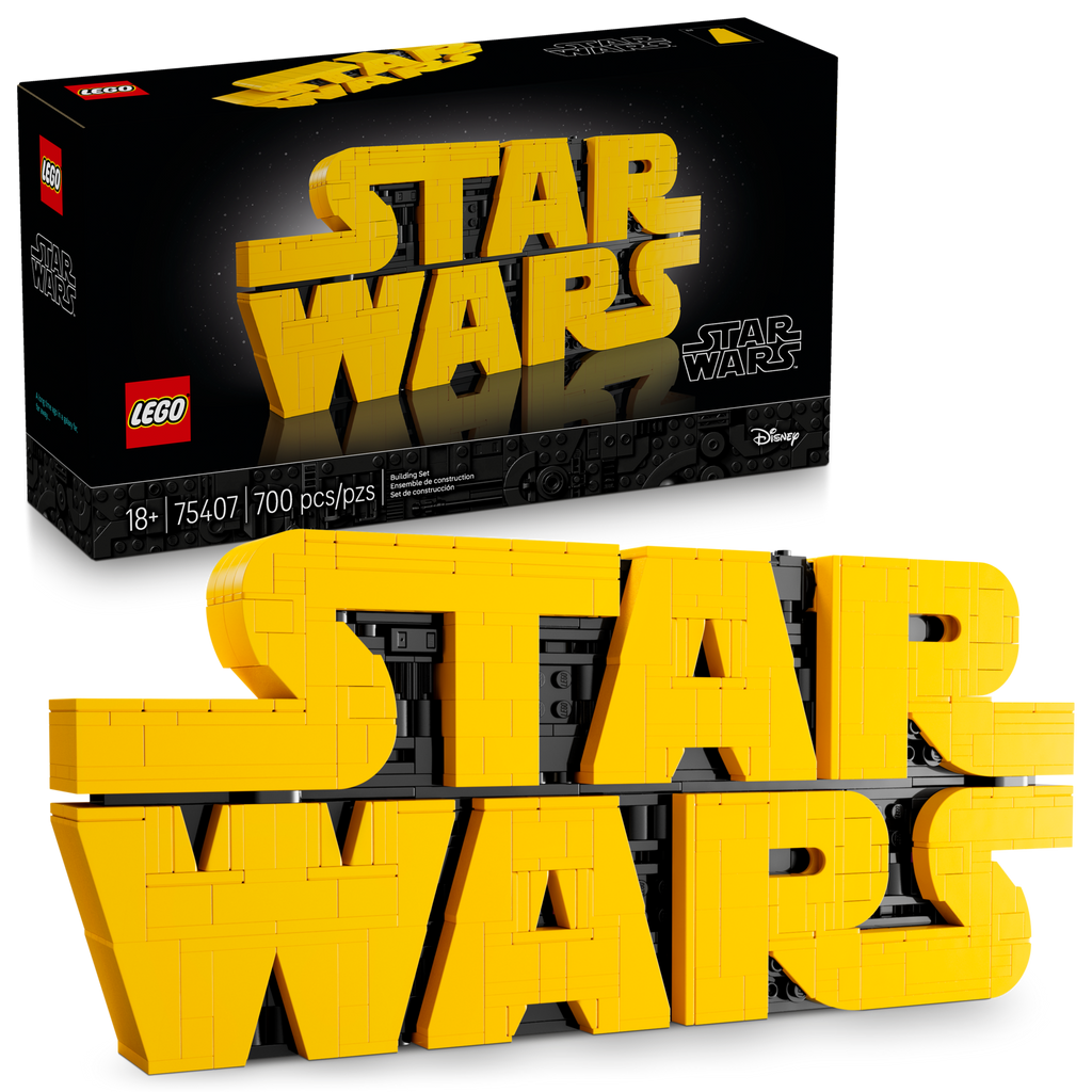 75407 Brick-Built Star Wars™ Logo product image 1, provided for visual reference and product detail review