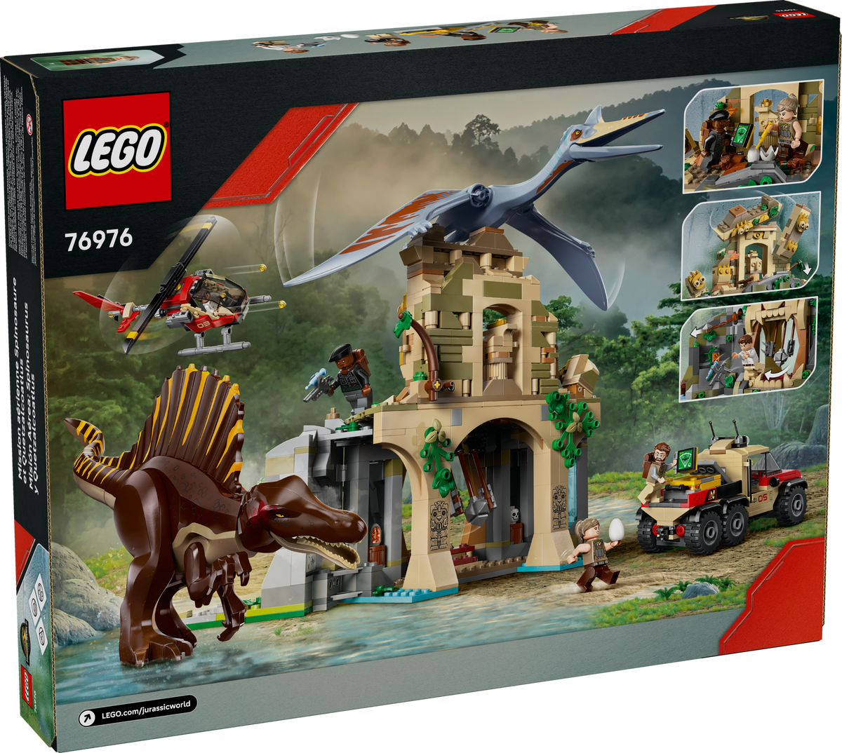 76976 Spinosaurus & Quetzalcoatlus Air Mission product image 3, provided for visual reference and product detail review