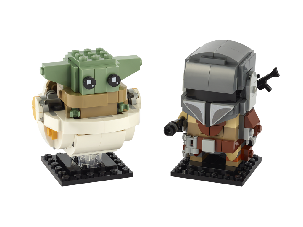 75317 Brickheadz Mandalorian & The Child product image 2, provided for visual reference and product detail review