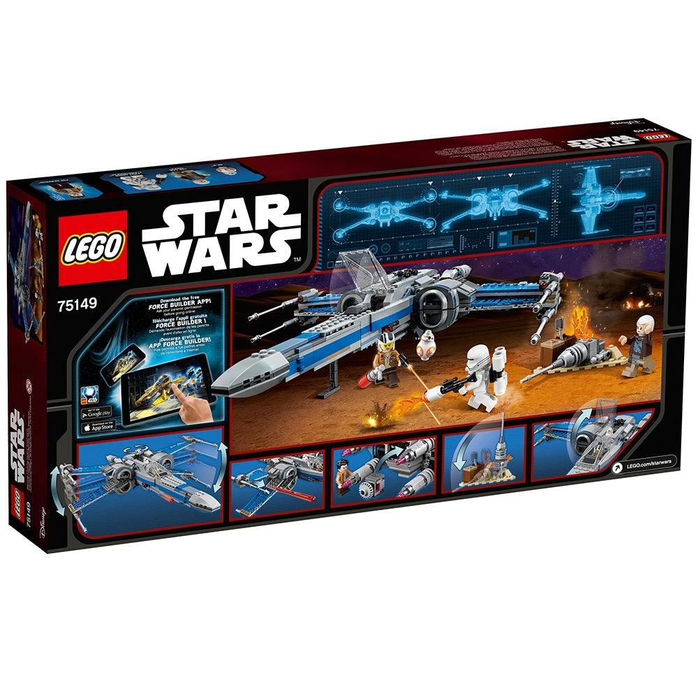 75149 Resistance X-Wing Fighter product image 3, provided for visual reference and product detail review