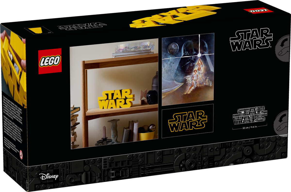75407 Brick-Built Star Wars™ Logo product image 3, provided for visual reference and product detail review