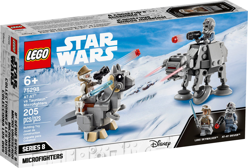 75298 AT-AT vs. Tauntaun Microfighters product image 1, provided for visual reference and product detail review
