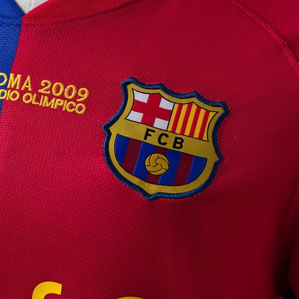 Barcelona Jersey 2008-09 Home Retro Football Kit Long product image 4