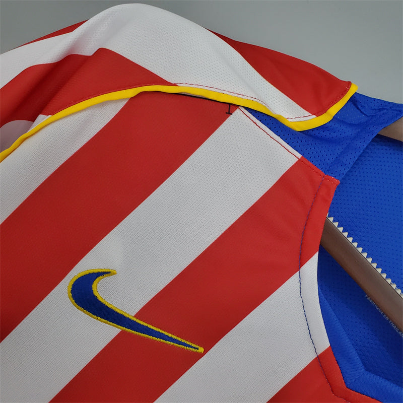 Atletico Madrid Jersey Home kit 2004/05 Retro Football Team product image 4