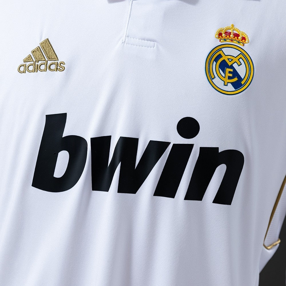 Real Madrid Jersey 2011-12 Home Retro Football Kit Long product image 7