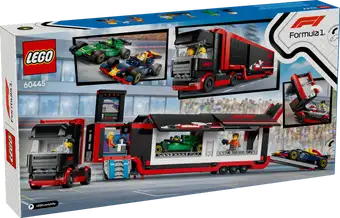 60445 F1® Truck with RB20 & AMR24 F1® Cars product image 2, provided for visual reference and product detail review