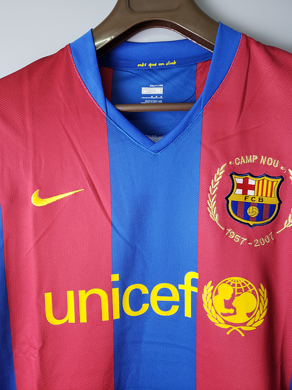 Barcelona Retro Jersey 2007/08 Home Football Soccer Shirt product image 10