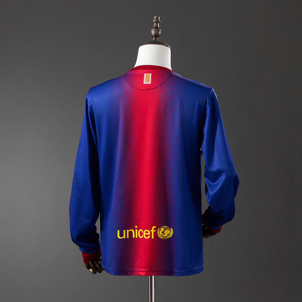 Barcelona Jersey 2012-13 Retro Home Football Kit Long product image 2