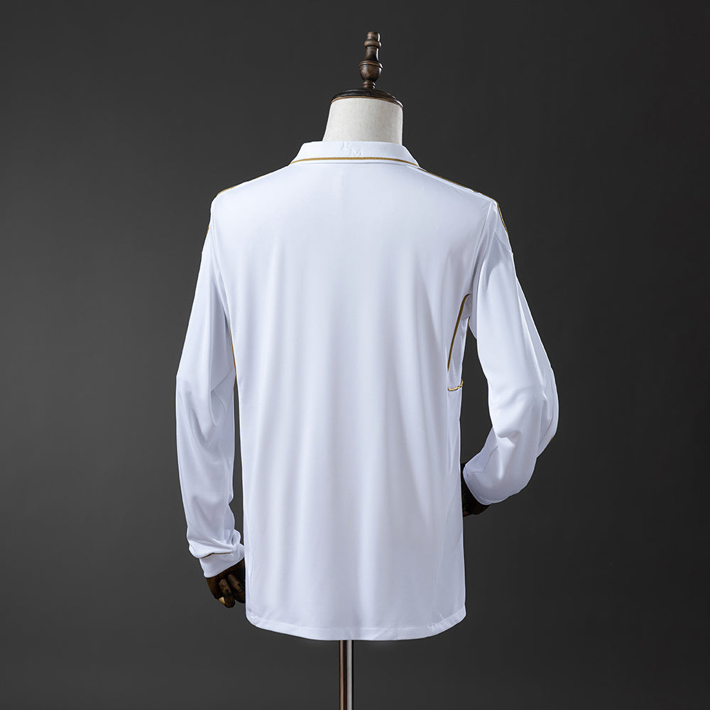 Real Madrid Jersey 2011-12 Home Retro Football Kit Long product image 2