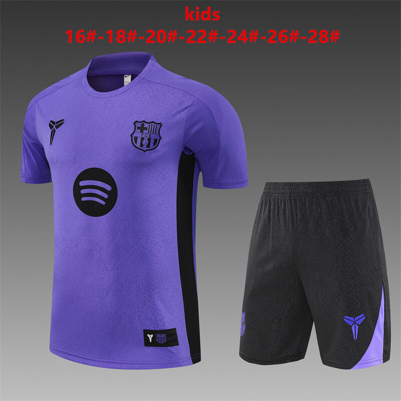 Kids Barcelona Training Tracksuits 25/26 Football Kit product image 1