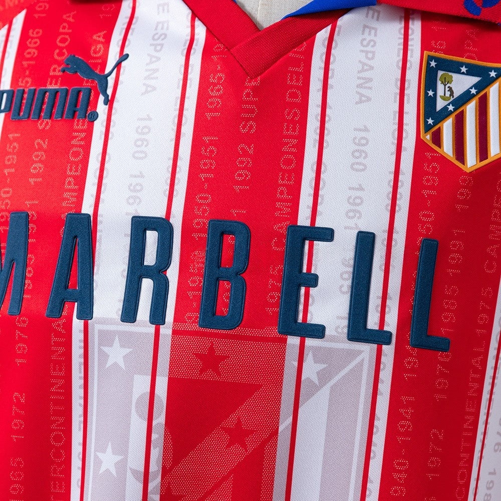 Atletico Madrid Jersey 1995-96 Home Retro Football Kit product image 5