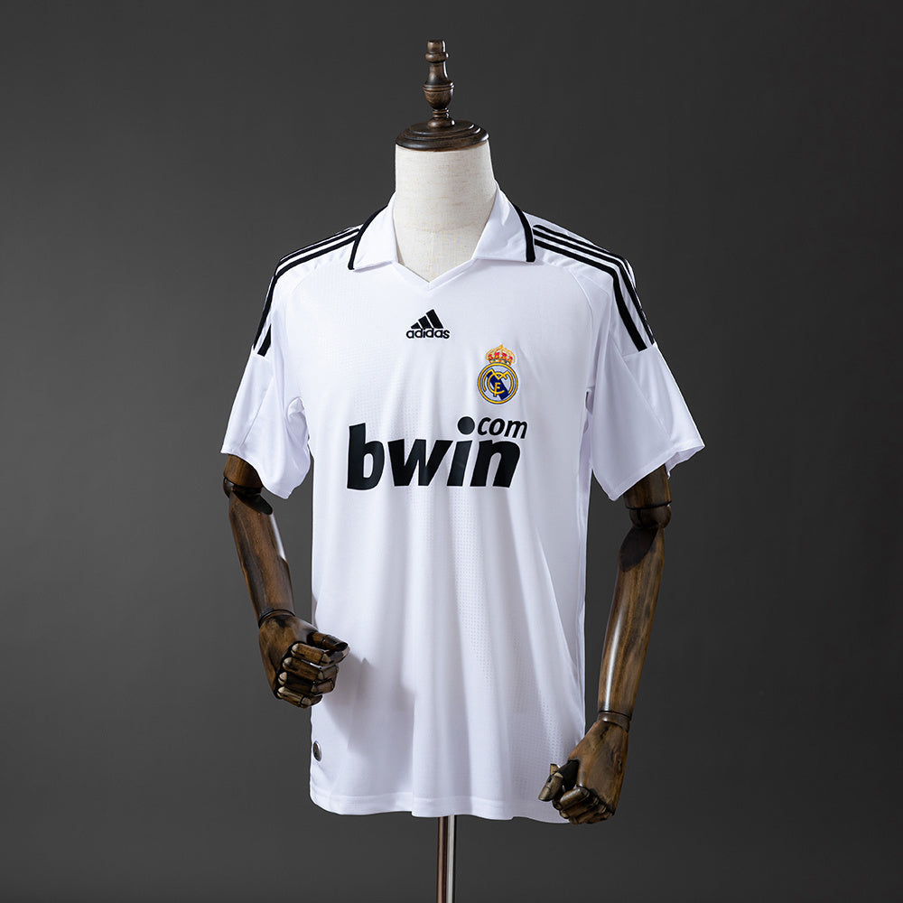 Real Madrid Jersey 2008-09 Home Retro Football Kit product image 1