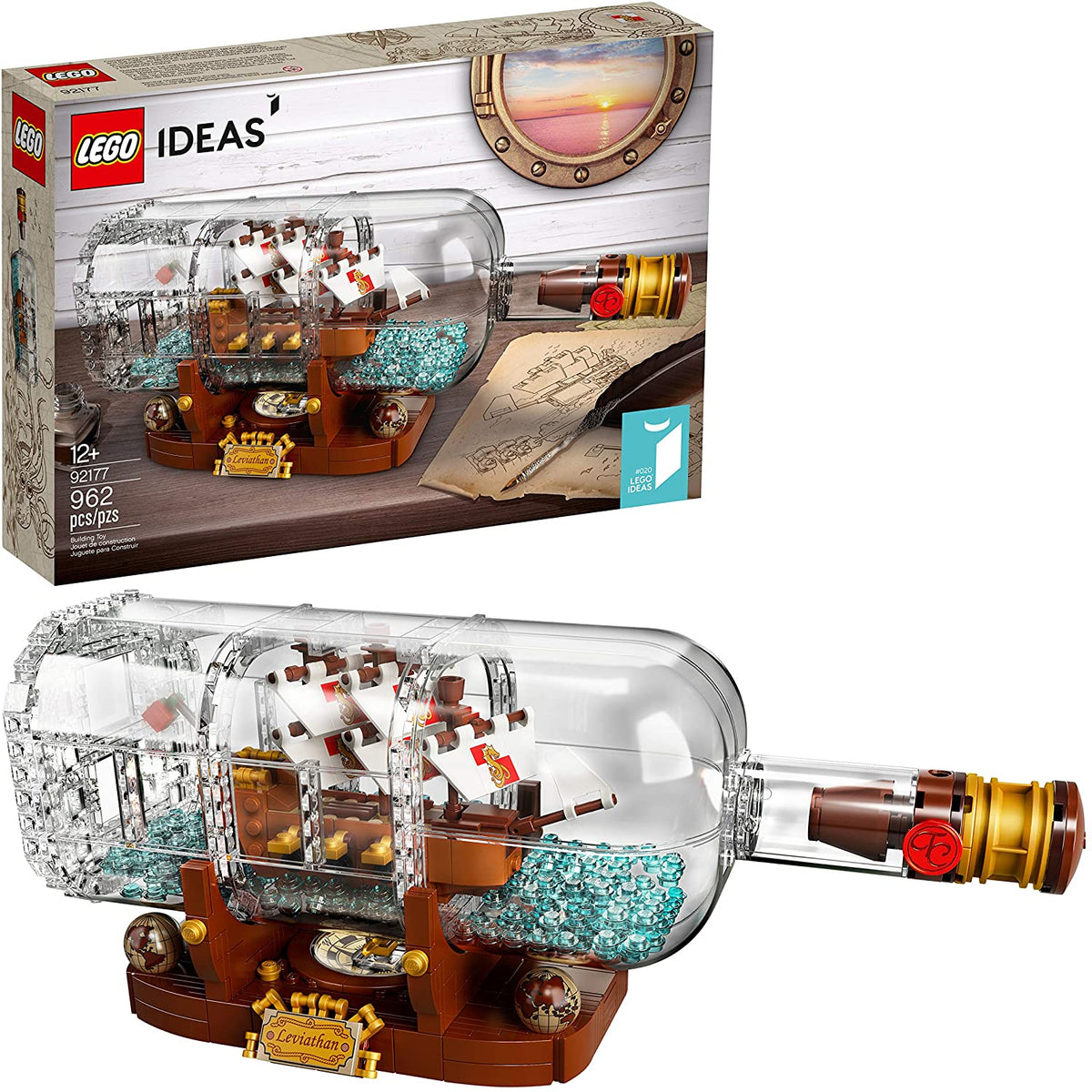 92177 Ship in a Bottle (Retired) (Certified Complete) product image 1, provided for visual reference and product detail