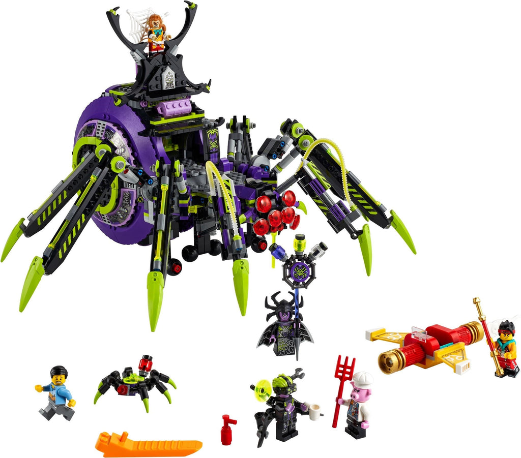80022 Monkie Kid Spider Queen’s Arachnoid Base (Retired) (New Sealed) product image 2, provided for visual reference and